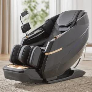 Luxury Zero Gravity Massage Chair with PU Leather 5D Body Heat & Vibrating Functions