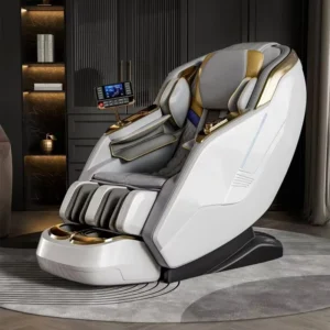 Luxury Zero Gravity Shiatsu Electric Incline Massage Chair with Rocking Music Full Body for Home Use