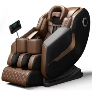 Luxury Zero Gravity Shiatsu Electric Incline Massage Chair with Rocking Music Full Body for Home Use