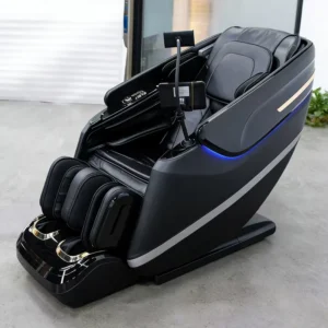OEM & ODM Luxury SL Track Electric Sonic Movement Zero Gravity Foldable Full Body Shock Heating Bluetooth Music Massage Chair