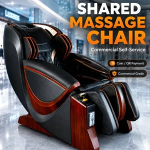 Mall Credit Card Machine and Coin Operator Bill Acceptor Vending Commercial Massage Chair 5D Business with Payment System