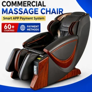 Mall Credit Card Machine and Coin Operator Bill Acceptor Vending Commercial Massage Chair 5D Business with Payment System