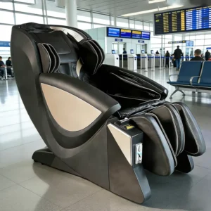 Mall Train Station Electric Commercial Shiatsu Full Body 4D Zero Coin Operated Vending Massage Chair Bill Acceptor For Business