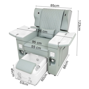 Manicure New Design Salon Luxury Furniture Nail Pedicure Chair Foot SPA Series 3