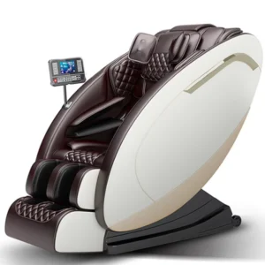 Manxiang Modern Full Body Recline Massage Chair 4D Zero Gravity Kneading Heating Back Vibration PU Leather