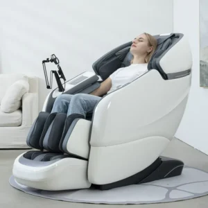 Massage Chair Home Zero Gravity Whole Body 3D Massage SL Rail Voice Control PU Leather Hot Compress Model G6G6R