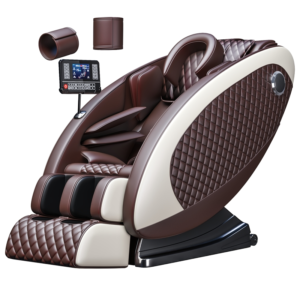 Massage Chair Seat Electric Recliner with Shiatsu and Foot Roller for Living Room