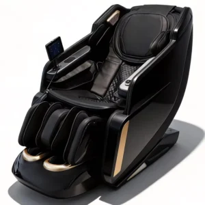 Massage Chair Zero Gravity Full Body 4D 8D Spa Shiatsu Kneading Stretch Foot Calf Roller Leather Recliner Living Room