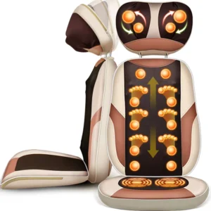 Massage Cushion Neck Waist Back Cervical Spine Massager Household Body Multifunctional Heat Seat Cushion Electric Massage Chair