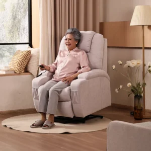 Massage Recliner Sofa with Heating for Elderly Comfort Recliner Lounge Chair