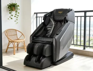 Medical Grade Silicone Massage Head Chair with 136cm Polyoxymethylene Guide Rail