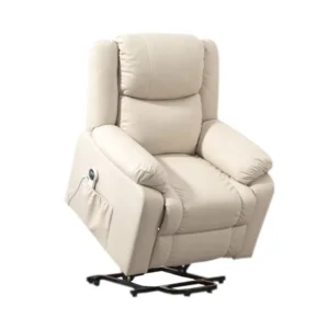 Microfiber Fabric Massage Lift Recliner Chair for Elderly With Cup Holders