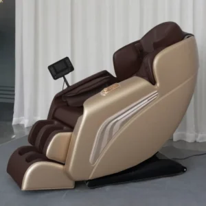 Mobile 4D Dual Core Full Body 8D Zero Gravity Luxury PU Leather Massage Chair for Personal Health Care