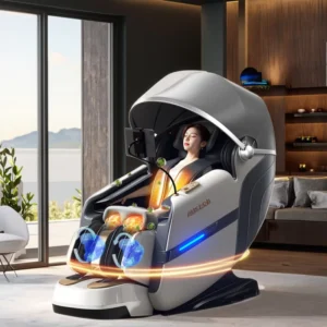 Modern 4D Zero Gravity Massage Chair with OEM ODM Logo Body Spa Massage Seat 6 Roller Movement