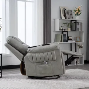 Modern Design Single Synthetic Leather Electric Recliner Sofa Massage Chair Adjustable 360 degree Rotating Chair for Living