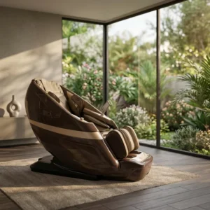 Modern Electric Massage Chair with Multiple Massage Techniques Zero Gravity Heat Therapy Comfortable Use