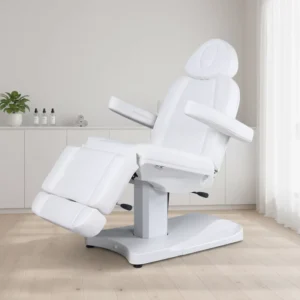 Modern Electric Salon Bed for Lashes and Facial Reclining Chair 2 Motors Height Adjustable Beauty Salon and Gym Use