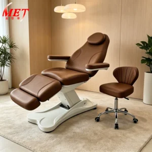 Modern Electric Spine Massager Bed Foldable Adjustable Spa Massage Chair Beauty Spa Salon Lash Studio Bed