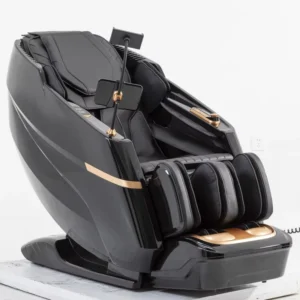 Modern Furniture Deluxe Professional Dual Core Full Body PU Leather Zero Gravity Hot Compress 3D 4D Massage Chair for Home