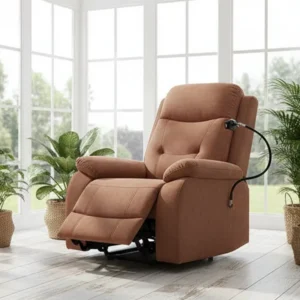 Modern Furniture Hotel Office Living Room Single Sofa Leather Electric Recliner Lift Chair