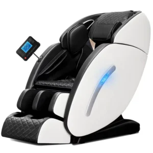 Modern Genuine Leather Pro Yard Sleep Hood Massage Chair Stainless Steel Body 4d Massage Chair Zero Gravity SL Shape
