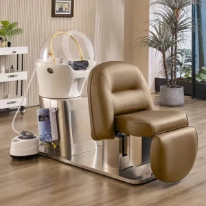 Modern Head SPA Reclining Massage Hairdressing Salon Electric Lifting Hair Washing Shampoo Chair