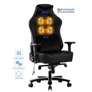 Modern High End High Configuration 4D Armrest Cadeira Gamer Chairs Adjustable Height Roller Rolling Massage Gaming Chair