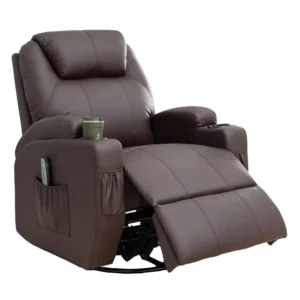 Modern Home Office and Theater One Seater Recliner Sofa Massage Reclining Chair for Living Room Metal Frame Furniture