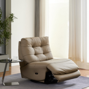 Modern Italian Design Home Living Room Furniture Electric Massage Recliner Comfortable Multi Function Fabric Leather Single Leisure Lounge Chair
