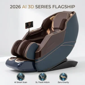 Modern Leather Zero Gravity Bluetooth Body Head Massager Chair Multi gear Force Adjustment LCD Controller Foot Massage
