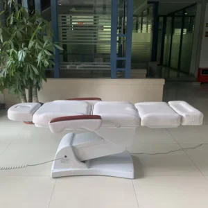 Modern Luxurious 3 Motors Adjustable Salon Shop Spa Electric Massage Table Treatment Facial Cosmetic Beauty Bed Table Chair
