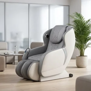 Modern Luxury 3D Shiatsu Zero Gravity Full Body Foldable Portable Leather Heating Massage Chair Musical Legs for Home Office Use