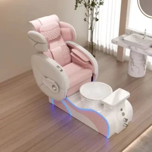Modern Luxury Beauty Salon Furniture Whirlpool Discharge Pump Foot SPA Massage Manicure Pedicure Chair