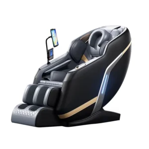 Modern Luxury Electric Air Pressure Portable Foldable Foot Full Body Shiatsu 4D Zero Gravity Heating Rolling Massage Chair