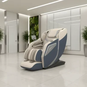Modern Luxury Leather Shiatsu Full Body SL Track Massage Chair Zero Gravity Recliner Bluetooth Foot Leg Waist Massage 4D