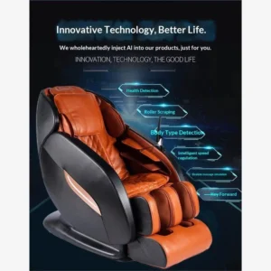 Modern Luxury Massage Chair Automatic Zero Gravity SL Type Guide Rail Musical Function for Home Use Waist Legs Foot Massager
