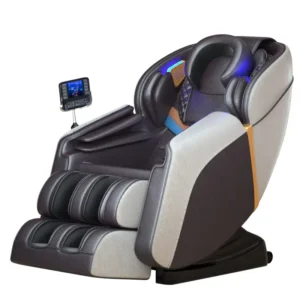 Modern Luxury Portable Foldable Whole Body 3D Zero Gravity Recliner Electric Smart Vibrating Heating PU Material Massage Chair