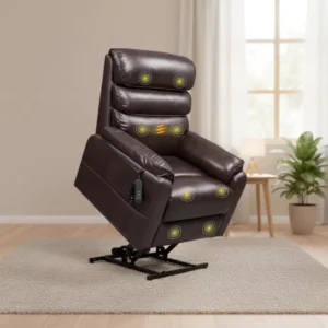 Modern Motor Power Lift Recliner Electric Massage Chair Elderly Sofa Bed with Full Flat Sleeper Reclining
