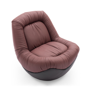 Modern Nordic Hotel Living Room Home Furniture Set Lounge Luxury Single Bean Bag Leather Leisure Chair