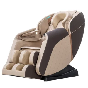 Modern PU Leather Massage Chair with Zero Gravity Full Body Airbag Bluetooth Music Foot Roller Easy Assembly 110-240V