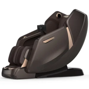 Modern Personal Spa Back Rollers Massage Chair with Foot Support