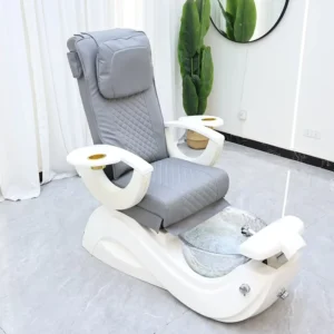 Modern Portable Multifunctional Pedicure Massage Chair for Nail Salon Hair Salon Hotel Use with Electric Recline Foot Spa System