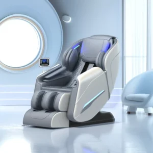 Modern Portable Zero Gravity Massage Chair with Heating Airbag Music Functions Relaxing Body & Foot Spa