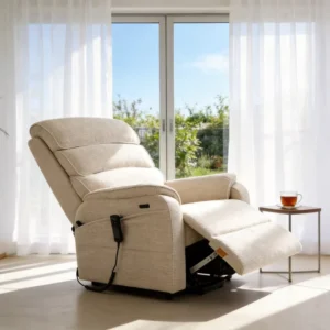 Modern Power Lift Recliner Chair for Seniors Electric Adjustable 105 160 Heated Lumbar Massage PU Leather Remote