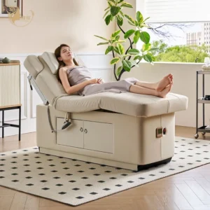 Modern Salon Electric Adjustable Leather Massage Bed for SPA and Beauty Care