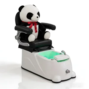 Modern Salon Furniture Panda Children Foot Bath Chair High Quality White Base Electric Discharge Pump Kid’s Pedicure Chair