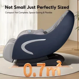 Modern Stylish Gaming Style Massage Chair Teal and White Color