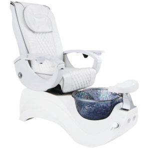 Modern White Manicure Chair No Plumbing Kid Massage Luxury SPA Pedicure Chair