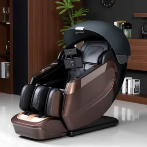 Multi Function 4D Massage Chair with Bluetooth Music Chromotherapy Shiatsu Kneading Zero Gravity Full Body Coverage for Home Use