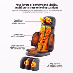 Multi Functional Cervical Massage Cushion for Neck Waist Buttocks and Back Massage Cushion Chair